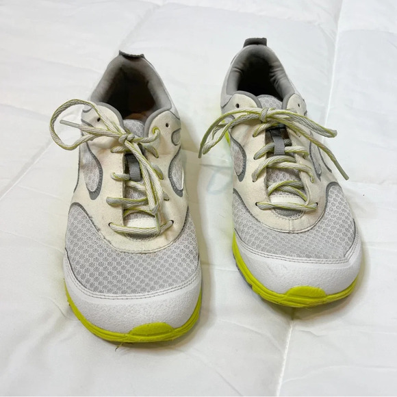 Merrell Bare Access Gray Green Athletic Running Tennis Shoes - Picture 4 of 9